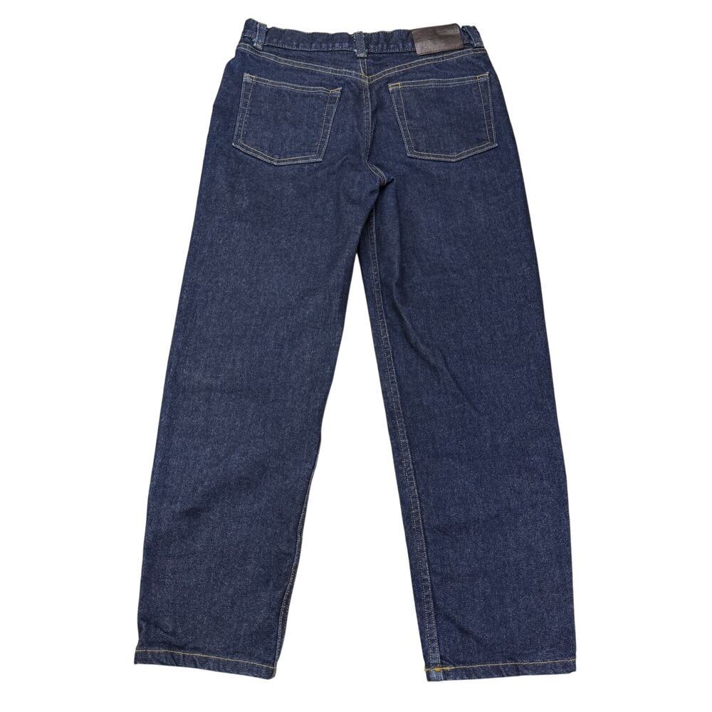 NAKED & FAMOUS Bestie Mid Rise Cropped Barel Leg Jean Sz 26 Blue Comfort Indigo - Picture 6 of 8